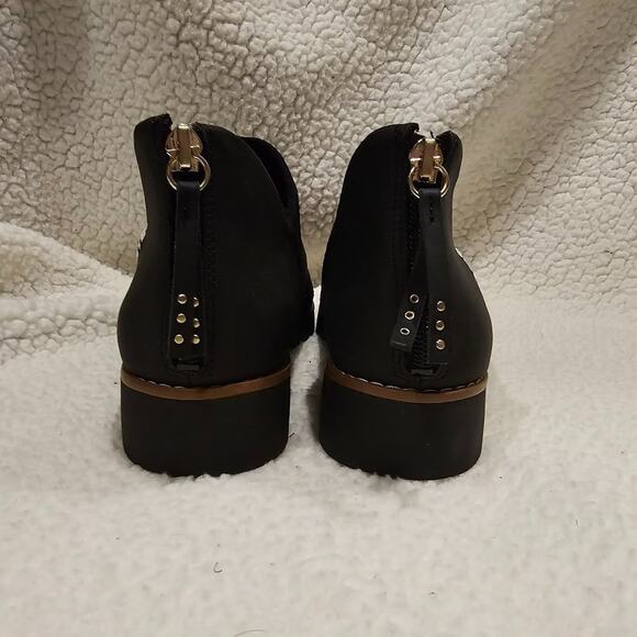 Dr Scholls Insane Shootie Ankle Boots Loafer Faux Suede Perforated Women Sz 8.5 - Picture 6 of 9